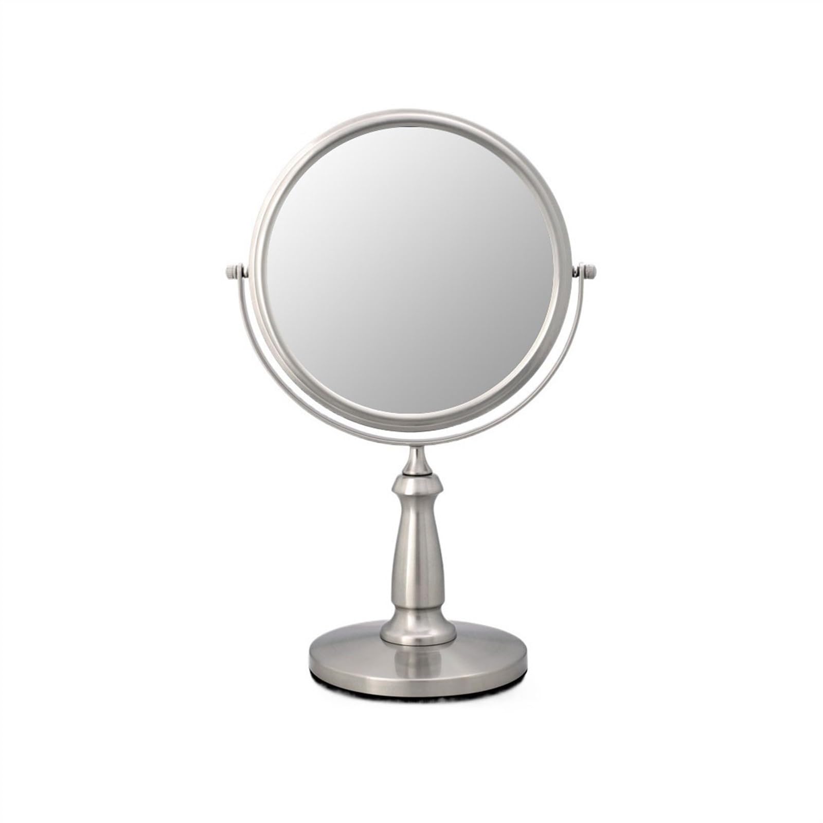 GHJrtHFJ Desk mirror, HD Makeup Metal Double Sided Magnifying Desktop Mirror Home Bedroom Flip Tabletop Cosmetic