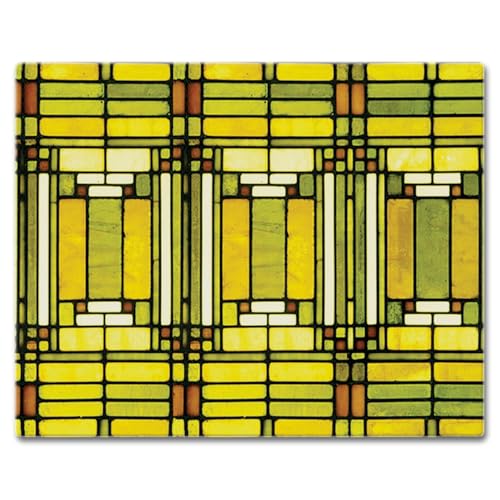 Tabla de cortar rectangular de vidrio templado 15 x 12 pulgadas miniatura 1