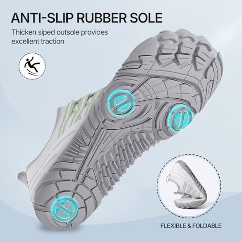 Image of ATHMILE Water Shoes for Men Women Quick Dry Aqua Shoes with Toe Protection