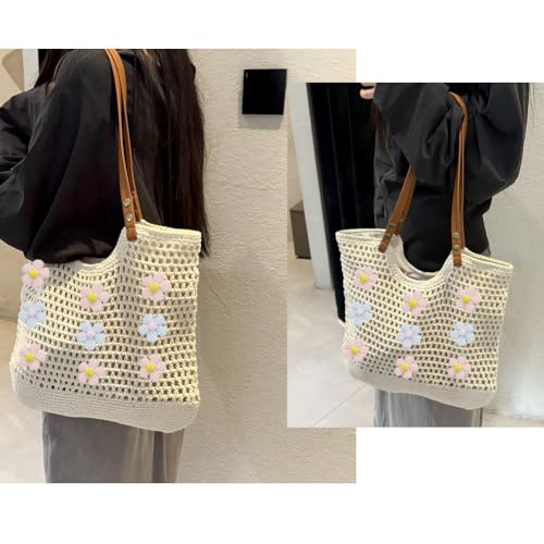 Bolso Tote de Playa Casual Vintage para Mujer miniatura 2