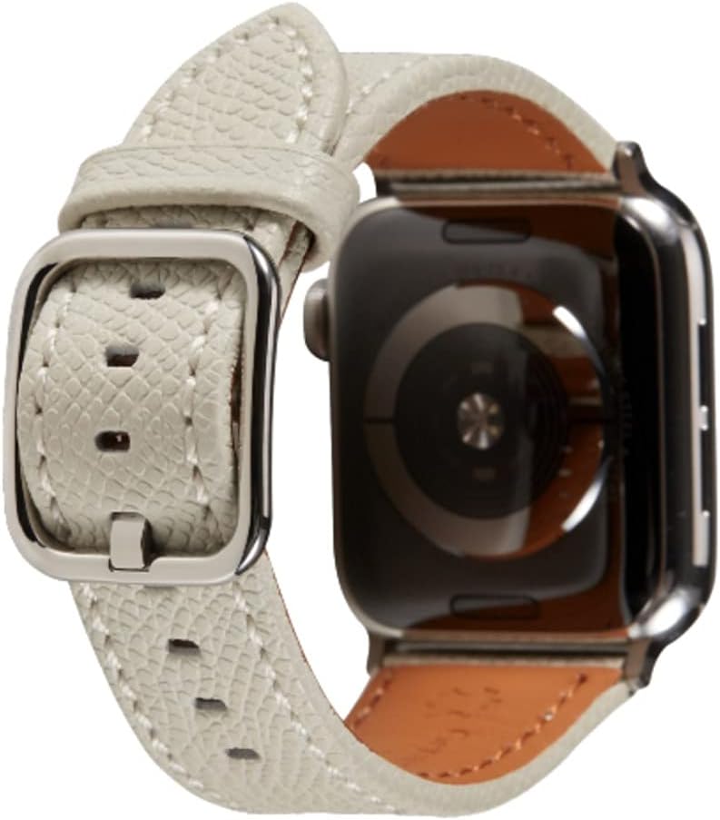 Leather Bands Compatible with Apple Watch Band 44mm 40mm 41mm 42mm 45mm 46mm 49mm Women & Men Premium Leather Replacement Band for iWatch Ultra SE Series 10 9 8 7 6 5 4 3 2 1