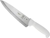 Mercer Culinary Ultimate White 8-Inch Chef's Knife - Razor-Sharp High-Carbon Japanese Steel, Non-Slip Grip for Pros & Home Cooks