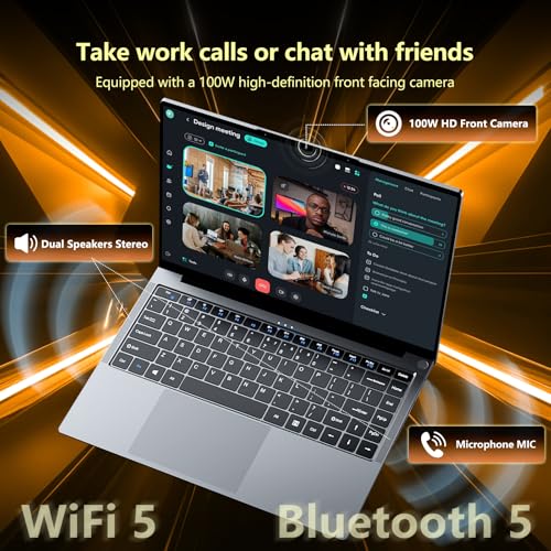 AUKABREX 15,6 Zoll Laptop, Core i5-8210Y Prozessor, Laptop 24GB RAM 512GB SSD, Notebook FHD 1920x1200 Display, Typ-C, USB3.0, HDMI, BT5.0, Wi-Fi5, Geeignet Für Büro/Studium/Unterhaltung