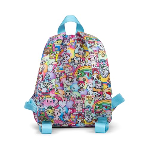 JuJuBe x tokidoki 20th Anniversary Celebration Everyday Mini Small Diaper Backpack, Essentials for Mom, Newborn & Baby, Women’s Purse, Baby Bottle Pockets, Adjustable Padded Straps, Machine Washable3