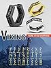 FaithHeart Boucles d'Oreilles Viking Noir Créoles Homme Runes Nordiques, Anneaux Hexagone pour Oreilles Percées, Ear Huggie Hoop #5