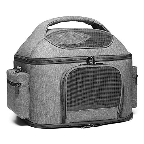 Halinfer pet carrier for large cats and small dog, fits…