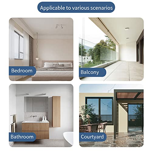 Mingpinhuius Clothes Drying Rack Wall Mounted Laundry Drying Rack Triple Folding Retractable Clothes Hanging Rack Space Saver With 18 Ring Hooks For Balcony, Bathroom, Patio, Dormitory, Apartment #TOP6