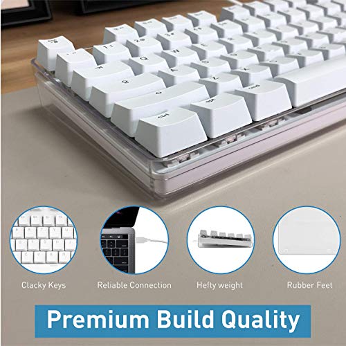 Macally Backlit Keyboard for Mac and an Ergonomic Laptop Stand, Ultimate MacBook Accessories