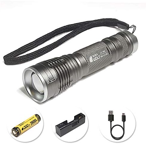 Blackwolf ブラックウルフ Led ハンディライト ズーム 800ルーメン Cree Xm L2 ランタン 充電式 ズーム 小型 懐中電灯 自転車ライト ワークライト 防水 リチウムイオンバッテリー グレー Lc 858 ハンディライト オンライン通販