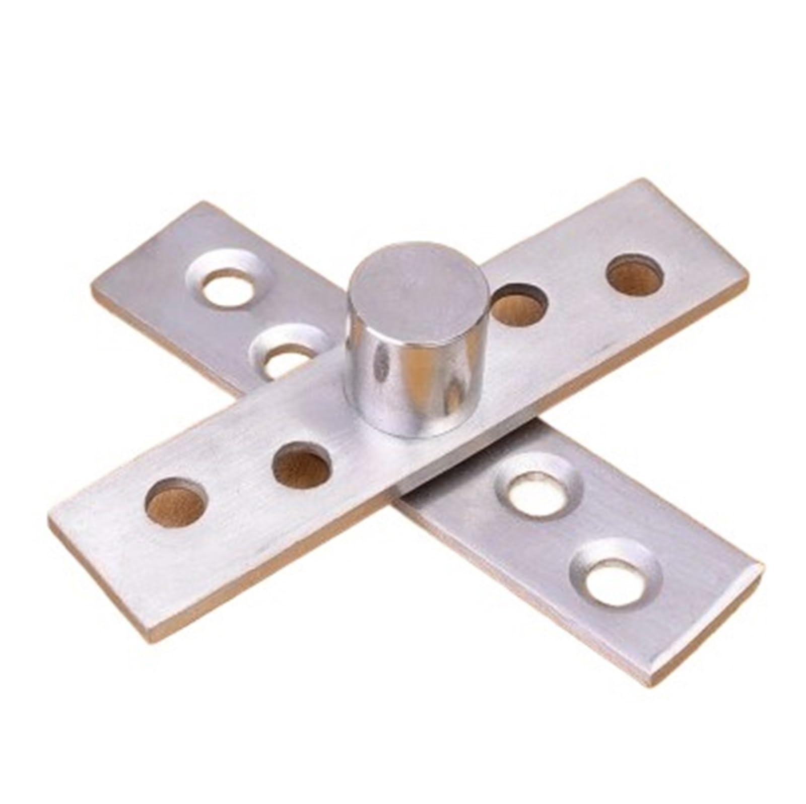 Zkklmowqgb 1Pc 5/ Stainless Steel Pivot Hinges 360 Degree Rotating Hinge Closing Wardrobe Cabinet Door Concealed Furniture Hardware(1Pc)