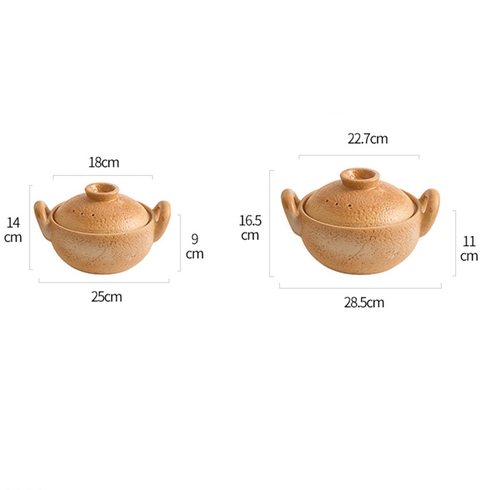 Ceramiczny garnek do zapiekanek, odporny na wysokie temperatury, domowy przyrząd do przygotowywania zupy do codziennego gotowania, idealny do rodzinnych posiłków (28,5 cm)