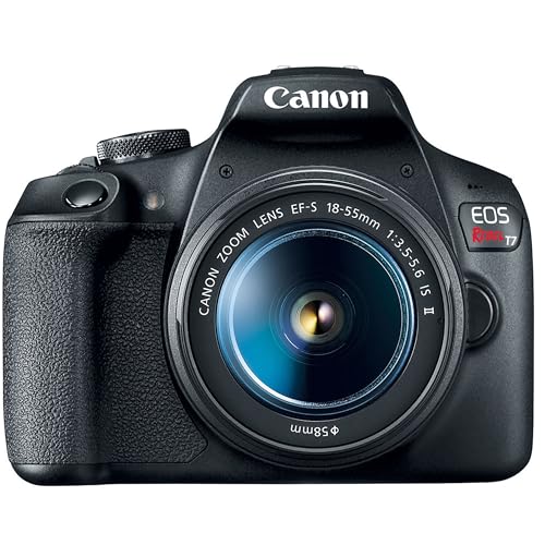 Image of Canon EOS Rebel T7 DSLR Camera Bundle - EF-S 18-55mm Lens, 64GB Memory Card, LED Video Light, Tripod, Camera Case & Accessories Kit (Renewed)