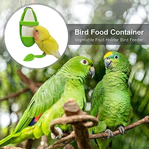 Large Cuttlefish Bone with Holder Plastic Cuddle Bone Feeding Racks Parrot Cage Stands Accessories for Parakeets Budgies Finches Birds Cockatiels Turtles Tortoise Snails for Pet Bird Supplies - Image 3