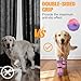 EXPAWLORER Dog Socks for Hardwood Floors, Dog Shoes for Winter, Dog Booties for Cold Pavement to Prevent Licking, Paw Protectors Strong Traction Control for Small Medium Large Dogs,Pink Purple XL