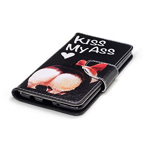 Funyye Custodia per LG K8 2017 Cover Pelle