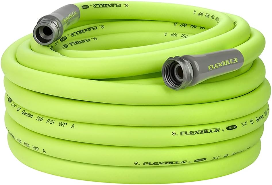 Garden Hose 3/4 in. x 75 ft., Lightweight All-Weather Water Hose, Durable and Flexible, Leak-Free Connections