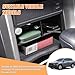 TACORBO Lower Center Console Holder Organizer Compatible with Toyota Corolla Cross 2022-2024 2025 Accessories,Armrest Secondary Storage Box ABS Insert Tray, Not Fit with Qi Wireless Charging Vehicle