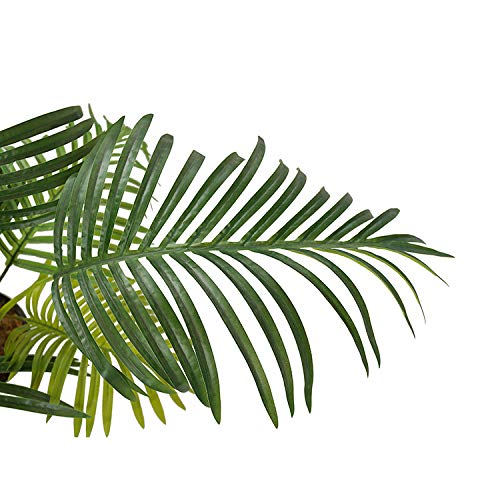Amerique Gorgeous & Unique 5 Feet Tropical Palm Artificial Plant Silk Tree, Real Touch Technology, With Uv Protection, Super Quality, 5', Green #TOP2