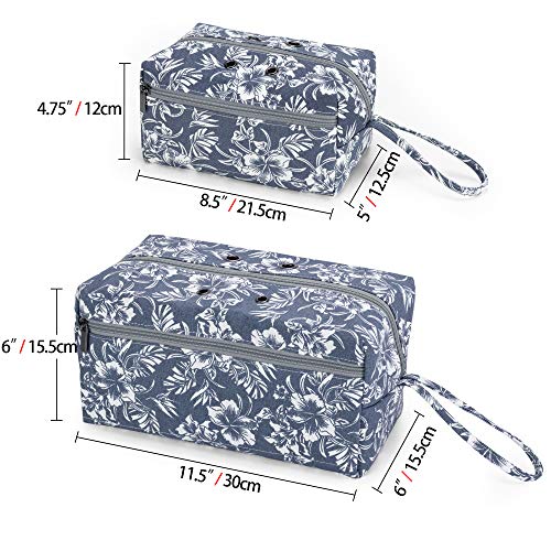 image for Luxja Yarn Storage Bag, Carrying Knitting Bag for Yarn Skeins, Crochet