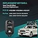 Fit for Toyota Sequoia 2001-2008 Key,1999-2009 4Runner Key fob Cover Replacement Key Shell HelloAuto (3+1 Buttons) JUST Empty CASE FCC ID: HYQ12BBX HYQ12BAN HYQ1512Y