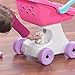 Step2 Love and Care Doll Stroller Toy, Off White/Pink (854100)