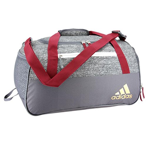 adidas Women's Squad III Duffel, Onix Jersey/Onix/Noble Maroon/White, One Size