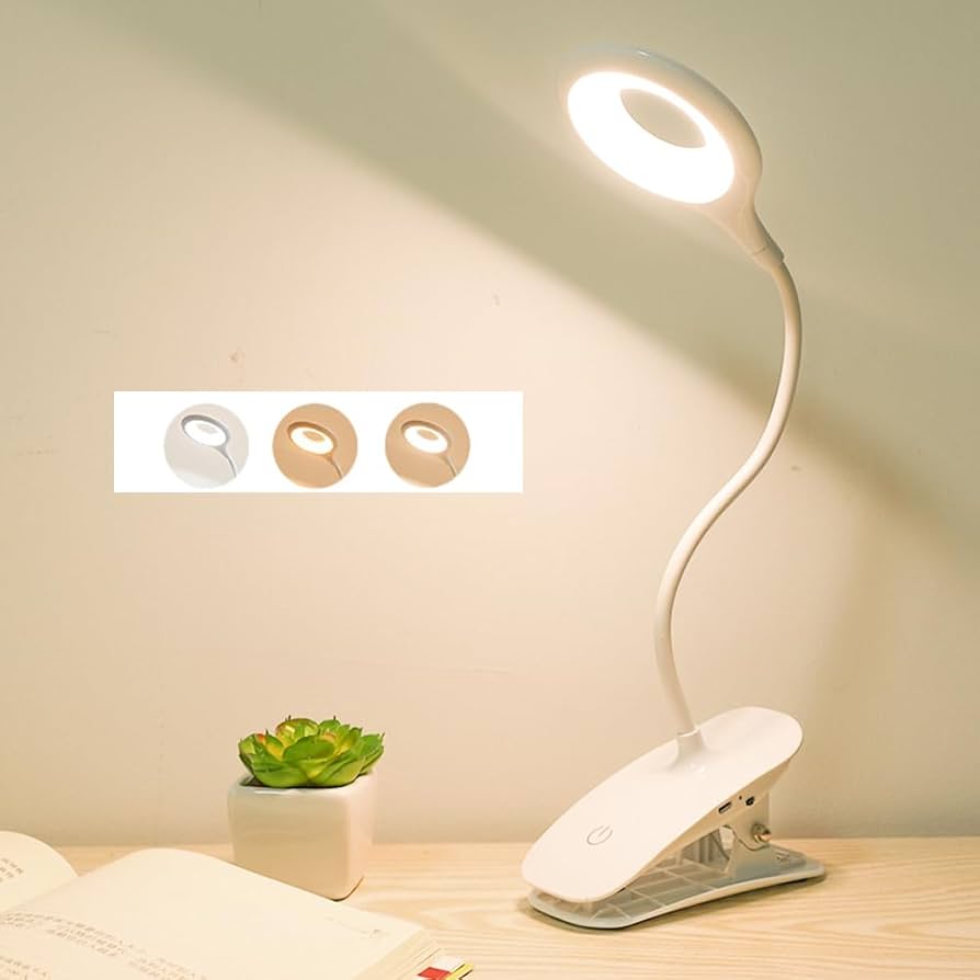 Amazon.co.jp : クリップライト 調光 調色 寝室 電気スタンド