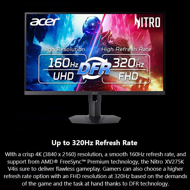 Amazon.com: Acer Nitro 27” 4K UHD 3840 x 2160 Gaming IPS MiniLED