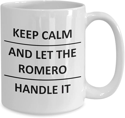 Miniatura 4 de ROMERO Mug Lover surname last name family husband friend wife GF dad mom him her Mug for