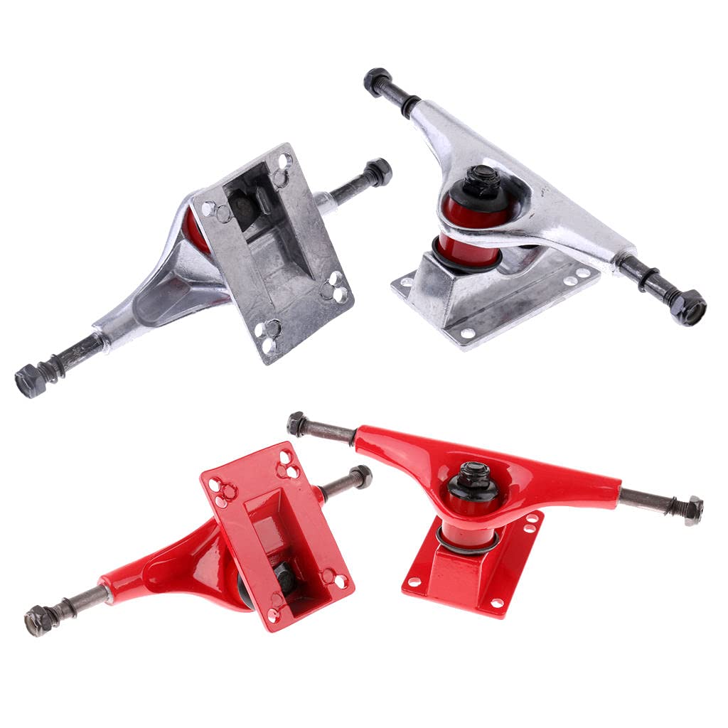Milageto 2 piezas de 5 pulgadas Pro Skateboard Trucks – Camión de repuesto para monopatín