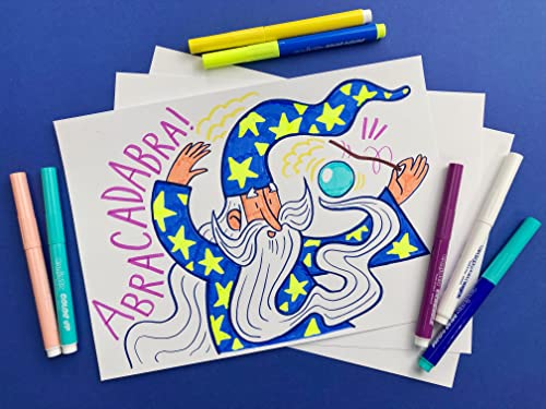 Caneta Hidrográfica Carioca Magicmarker, Caixa 20 cores