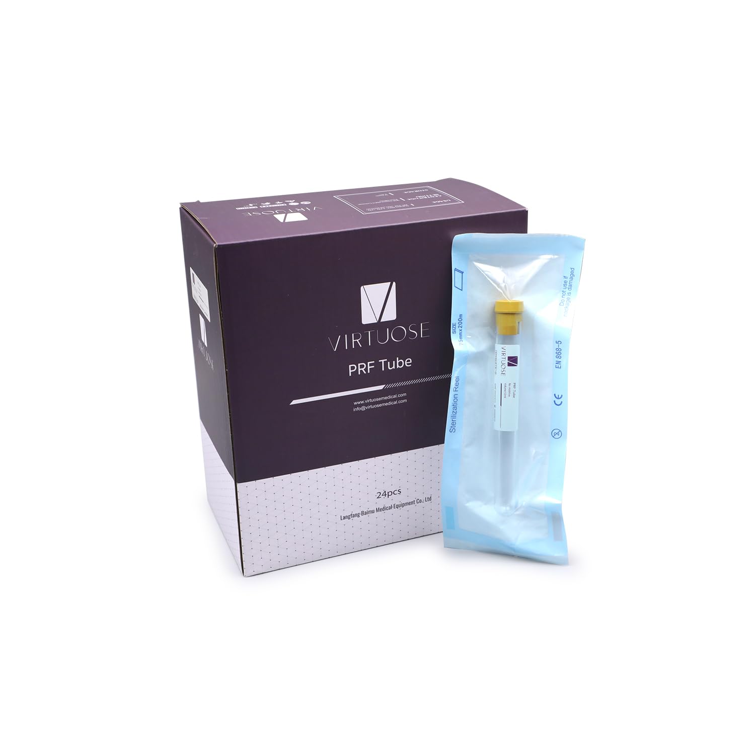 24 Tubes 12ML PRF Tube with No Additive