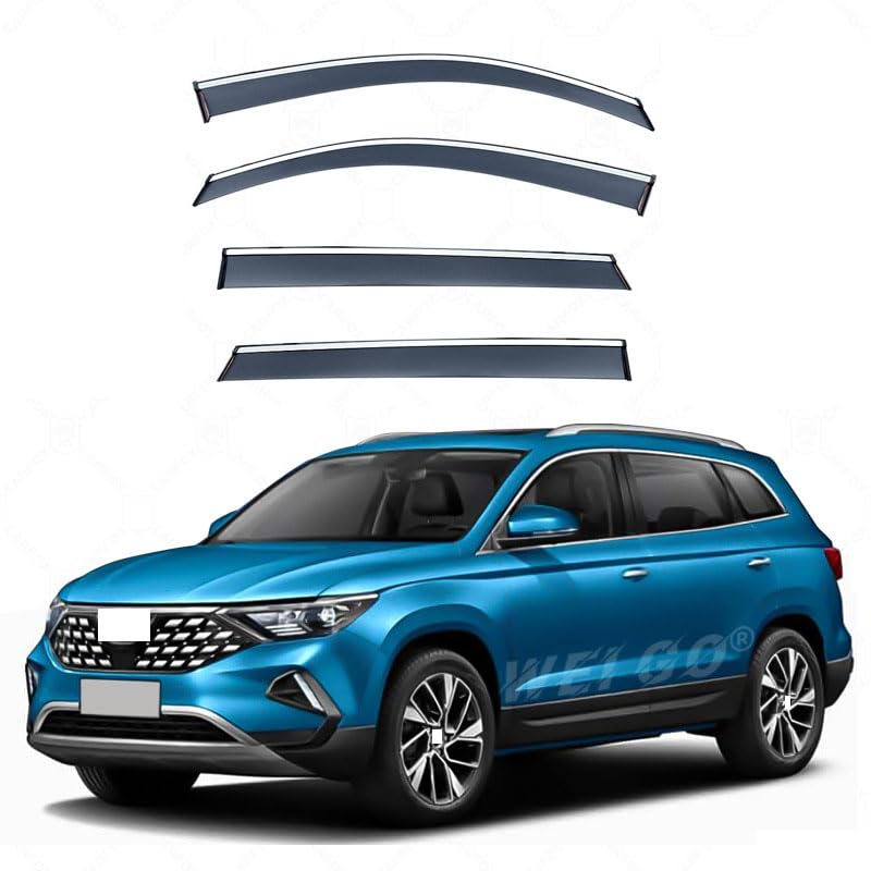 Déflecteurs de vent de voiture V-W Jetta VS7 2020+ | Pare-soleil et pare-pluie