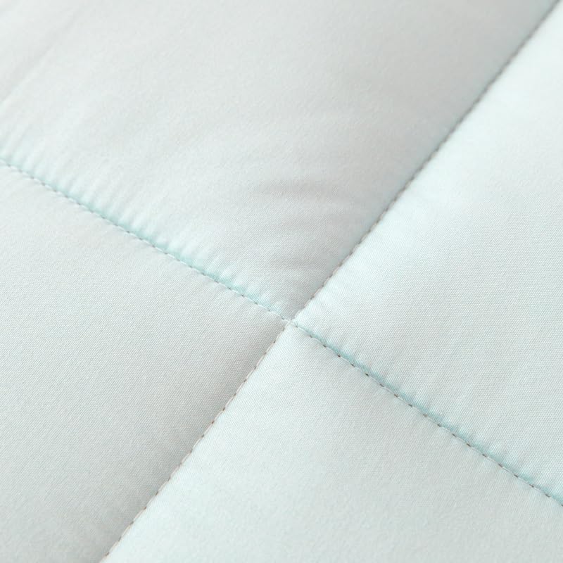Japoński materac podłogowy futon o grubości 8 cm zwijany nakładka na łóżko, składany, do pokoju gościnnego, sypialni, kampera, czarny (niebieski, pełny 120 x 203 cm)
