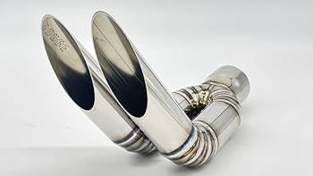 Amazon.co.jp: ワンオフマフラー制作用エビ管60度跳ね上げデュアル