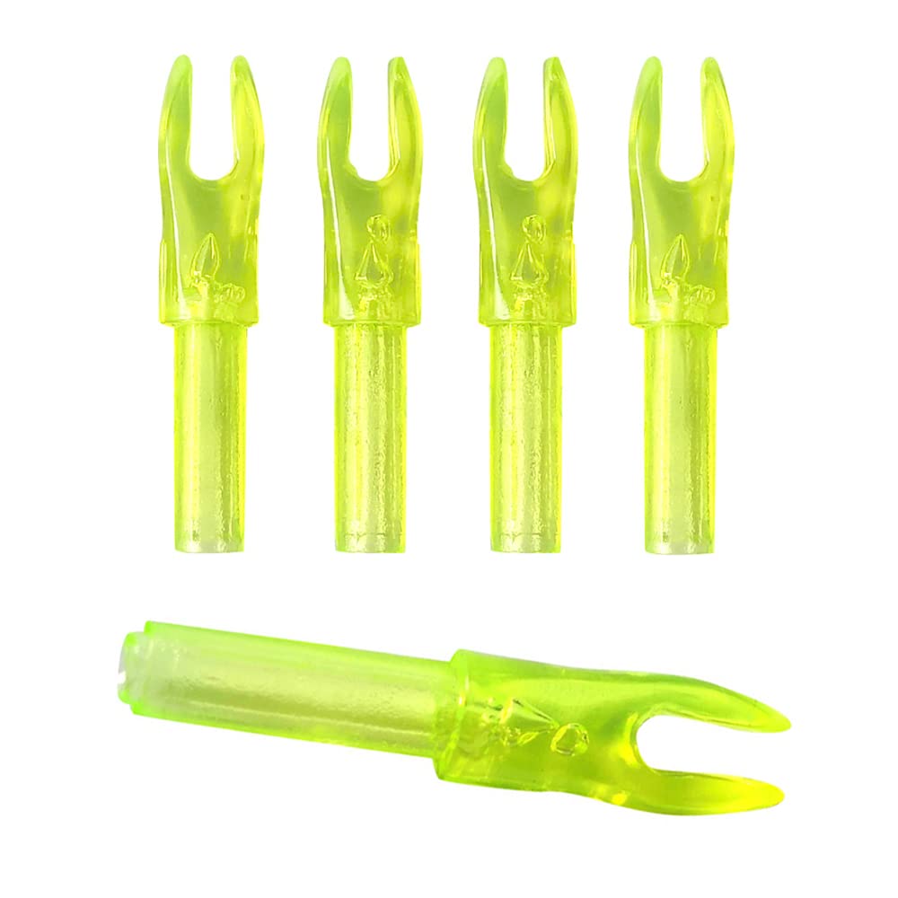 PATIKIL Inserti Per Frecce (Nocks) In Plastica 4.2 Mm - 12 Pezzi Multicolore, A Pressione, Per Archi Composti E Ricurvi