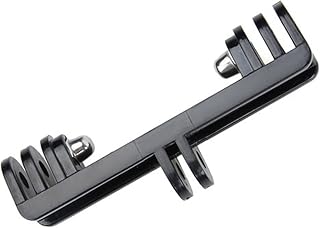 LAURAG Adaptador de suporte de flash duplo Substituição do adaptador de montagem dupla para GoPro HERO4 HERO3 +