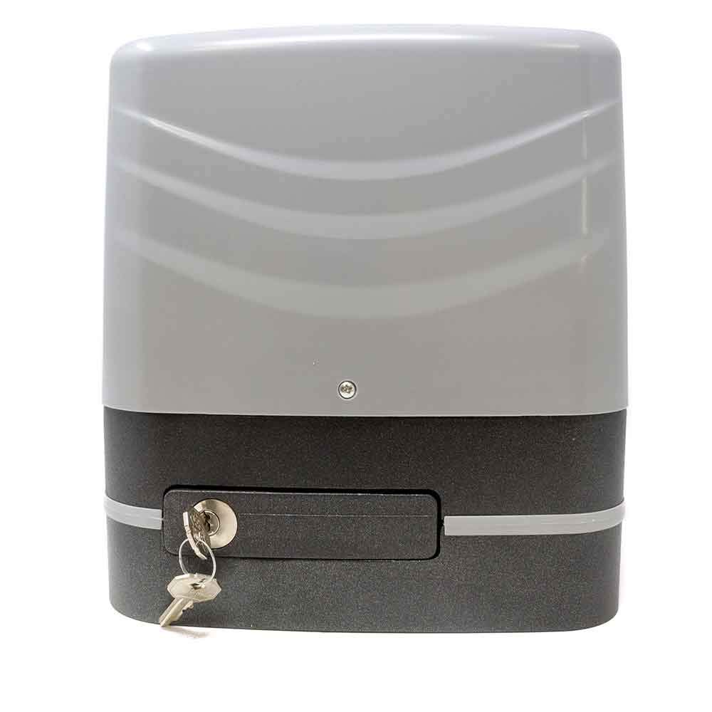Motor para puertas o portones con sistema de corredera de hasta 800 Kg. Modelo: VDS CARRERA 800K 230V. Optimo para comunidades de vecino o puertas con un uso intensivo.