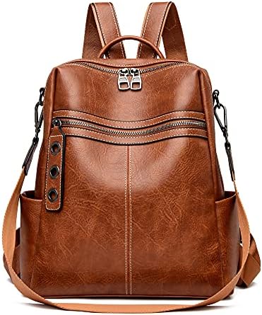 Maxoner Backpack Purse for Women Fashion Genuine Leather Convertible Shoulder Handbag Travel Bag Satchel Rucksack Ladies Bag Maxoner Backpack Purse for Women Fashion Genuine Leather Convertible Shoulder Handbag Travel Bag Satchel Rucksack Ladies Bag