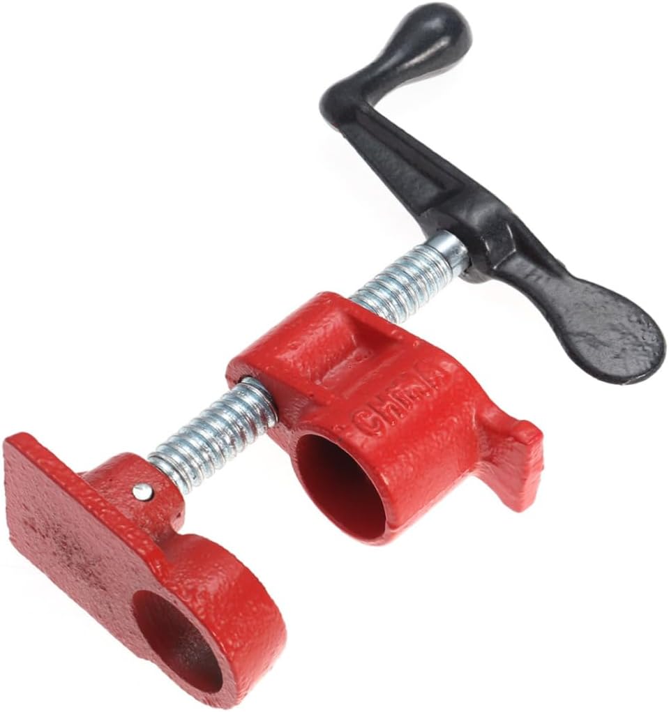 Industrial Strength Pipe Clamp Set 3/4 Woodworking Clamp for Cabinets Boxes