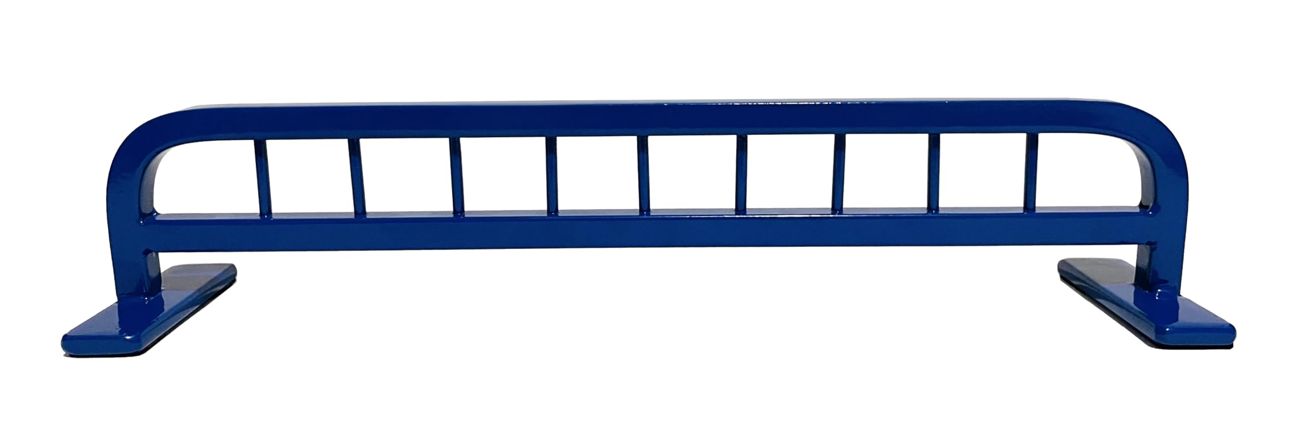 FLVFF Fingerboard Rail Bike Rack Metal Solid Steel Grind Rails Ramp and Skate Parks (BR2) (Blue)