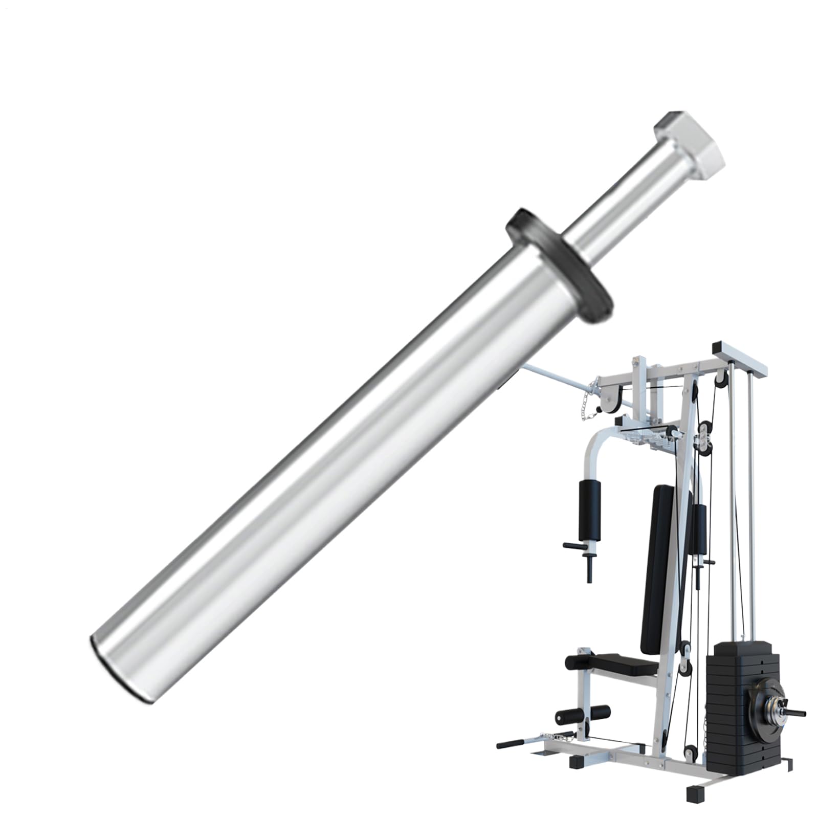 Soporte para pesas de acero inoxidable, soporte de almacenamiento para pesas de gimnasio, soporte para sentadillas que ahorra espacio, organizador para adultos, amigos y amantes
