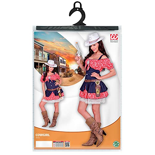Widmann wid06302 Adult Fancy Dress Costume Cowgirl ? Multicoloured, M - Image 4