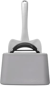CatGuru Litter Scoop Gray and Litter Scoop Holder Gray