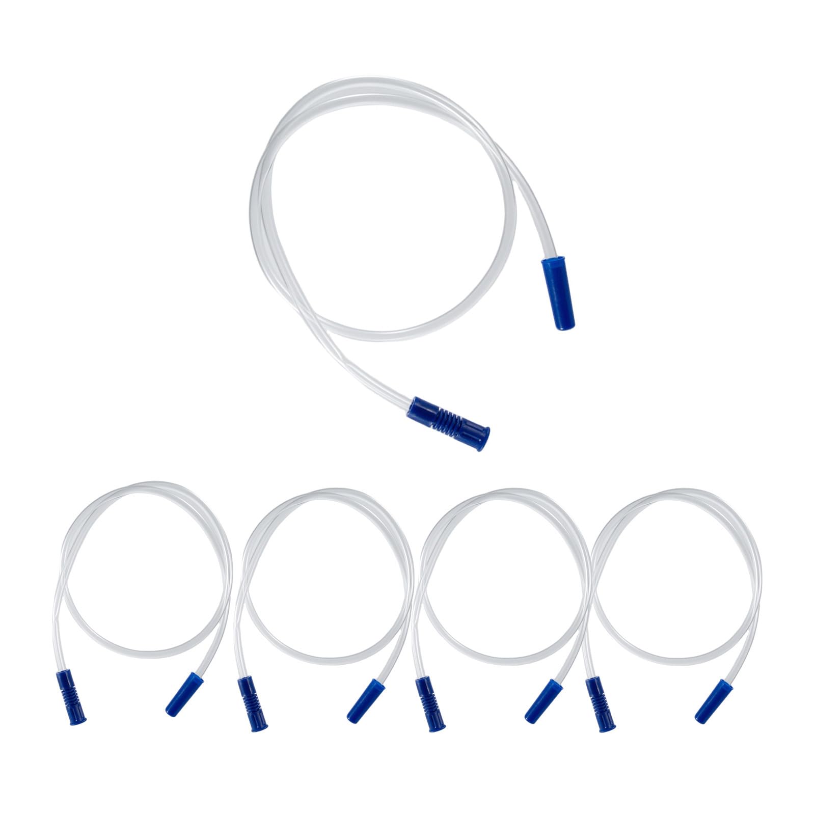 5 Pack External Catheter Extension Tubing 37” - Disposable Flexible Anti-Kink Urinary Hose, Universal Catheter Tube for Most Drain Bags, Suitable for Men Women