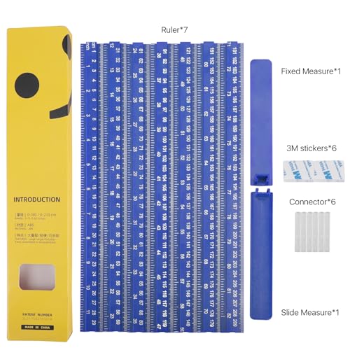 image for EASYXQ Height Measurement for Wall, Children Height Chart Ruler, Porta
