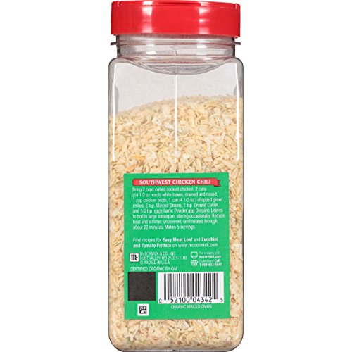 Mccormick Organic Minced Onion, 10 Oz #TOP1