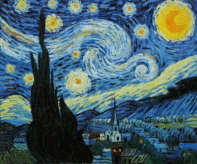 Peinture à l'huile Starry Night grand format pour habiller un grand mur vide