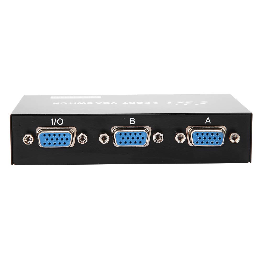 VGA VGA Box 2 w 1 Out VGA Splitter Synchronizacja Danych Monitora VGA Rozdzielacz VGA