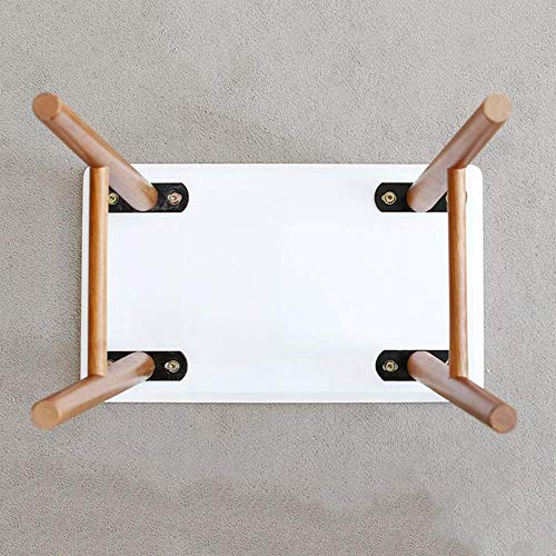 Bureau d'appoint en bois blanc table basse de restauration - 8